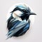 Polygonal Bird: Anamorphic Art With Inventive Character Design