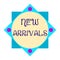 Polygonal colorful banner - New Arrivals