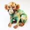 Polygonal Monkey Paper Craft: Surreal Animal Hybrid Sculpture