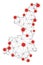 Polygonal Network Mesh Vector Shaanxi Province Map with Coronavirus