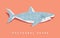 Polygonal shark â€“ stock illustration â€“ stock illustration file