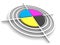 Polygraphic target. CMYK