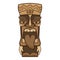 Polynesian idol icon, cartoon style