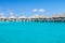 Polynesian overwater bungalows in Bora Bora
