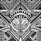 Polynesian style tribal tattoo pattern