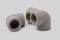 Polypropylene couplings for welding pipes on white