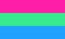 Polysexual pride flag - one of the sexual minority of LGBT community
