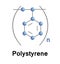 Polystyrene synthetic polymer