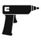 Polyurethane foam pistol icon, simple style