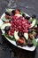 Pomegranate, Avocado and Blackberrry Salad