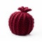 Pomegranate Beanies: Knitted Poms With High Detail And Monochromatic Color Schemes