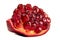 Pomegranate collection Isolated on a white background. Clipping Path