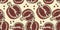 Pomegranate exotic fruit seamless pattern. Vector eco organic nature ingredient for food market