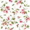 Pomegranate flower pattern