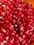 Pomegranate food pieces for eating purpose