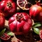 Pomegranate fresh raw organic fruit