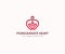 Pomegranate Heart Health Care Logo Design