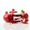 Pomegranate Jelly: Precise And Lifelike Product Photography On White Background