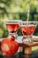 Pomegranate martinis