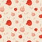 Pomegranate seamless pattern for Rosh hashana