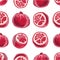 Pomegranate seamless pattern for your design