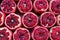 Pomegranates at Carmel Market in Tel Aviv