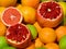Pomegranates, oranges, apples, grappefruit
