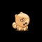 Pomeranian Spitz Puppy Kawaii Style Cute Cartoon Character