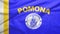 Pomona of California of United States flag background