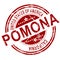 Pomona stamp with white background