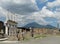 Pompei ancient Roman ruins - Pompei Scavi walls, arcs and columns