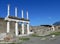 Pompei ancient Roman ruins - Pompei Scavi walls and columns