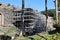 Pompei - Impalcature lungo Viale delle Ginestre