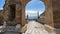 Pompei - Panoramica dell`incrocio di Via degli Augustali con Via dei Fori