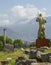 Pompeii, archeological site near Naples, Igor Mitoraj Sculpture `Daedalus`, Italy