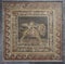 Pompeii - Eros-Bacchus on Tiger. Ancient Roman mosaic.
