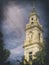 Pompeii, Naples. The bell tower of Sanctuary