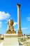 Pompey\'s Pillar in Alexandria, Egypt