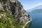 Ponale road at lake garda