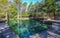 Ponce de Leon State Park natural warm springs; Florida.