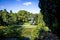 Pond in Buttes-Chaumont Park, Paris