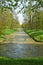 Pond and channels in Tsarskoye Selo park