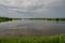 The pond dam on the Malaya Tokmachka River