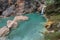 Pond at the Deed Doat Waterfalls in Myanmar