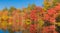 Pond in a delightful autumn.