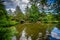 Pond at Elizabeth Park, in Hartford, Connecticut.