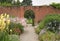 Pond and Fountain in an English Garden