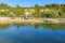 Pond in Geosfera park in Jaworzno