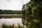 The pond at Historical Yates Mill in Wake County