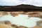 Pond of hot volcanic water in Iceland.